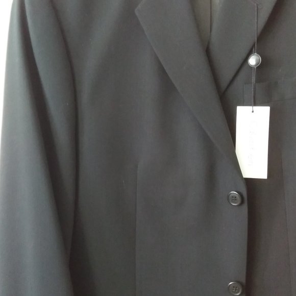 NWT Calvin Klein 3- Button 100% Wool Jacket Size 42L - Picture 4 of 16